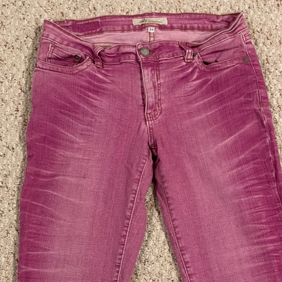 M2f Skinny Jeans in Dark Pink - Picture 4 of 4